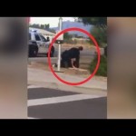 شرطي يعتدي على مراهقة بالضرب